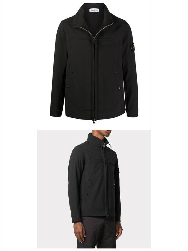 Soft Shell Light Weight Jacket Black - STONE ISLAND - BALAAN 5