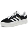 Women's Gazelle Bold Low Top Sneakers Black - ADIDAS - BALAAN 6