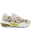 Camouflage Bounce Low-Top Sneakers White Pink - VALENTINO - BALAAN 1