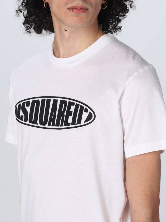 T-shirt Dsquared2 con stampa logo - DSQUARED2 - BALAAN 4