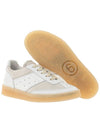 MM6 Replica Leather Low Top Sneakers White Beige - MAISON MARGIELA - BALAAN.