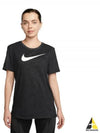 Women's Dri Fit Swoosh Short Sleeve T-Shirt Black - NIKE - BALAAN 2