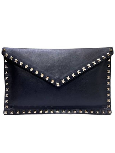 Women s SW0P0P56 BOL Rockstud Envelope Clutch Bag - VALENTINO - BALAAN 1