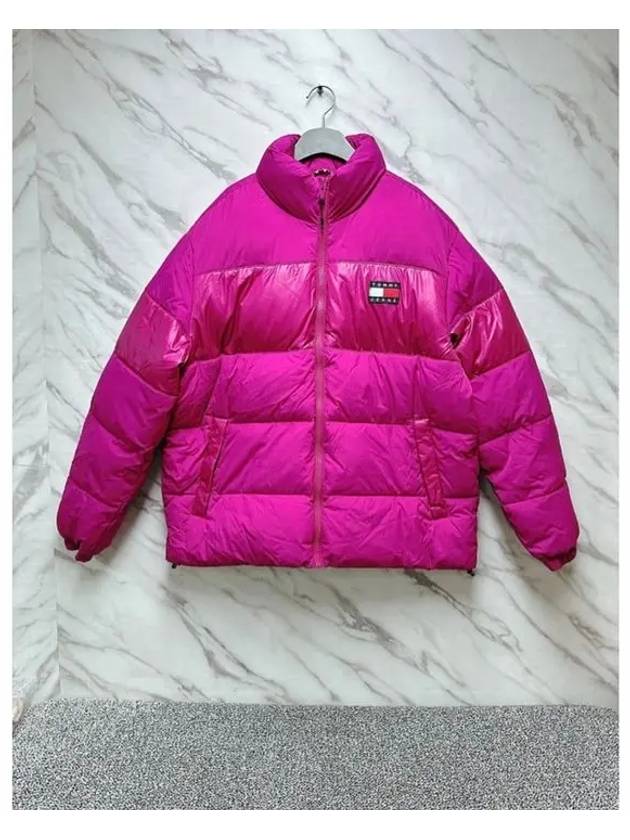 TOMMY JEANS Men s Pink Color Block Puffer Jumper DM0DM11207 - TOMMY HILFIGER - BALAAN 5