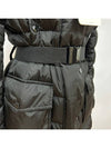 Khloe Long Down Jacket Black - MONCLER - BALAAN 6