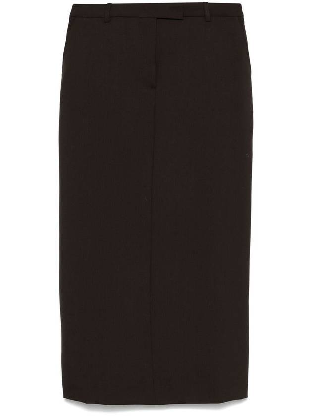 Officine Générale Oxana Skirt 3Ply Italian Wool Clothing - OFFICINE GENERALE - BALAAN 1