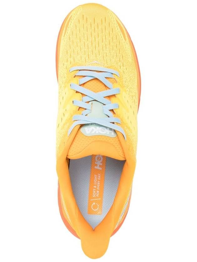 Clifton 8 Mesh Running Low Top Sneakers Yellow - HOKA ONE ONE - BALAAN 6