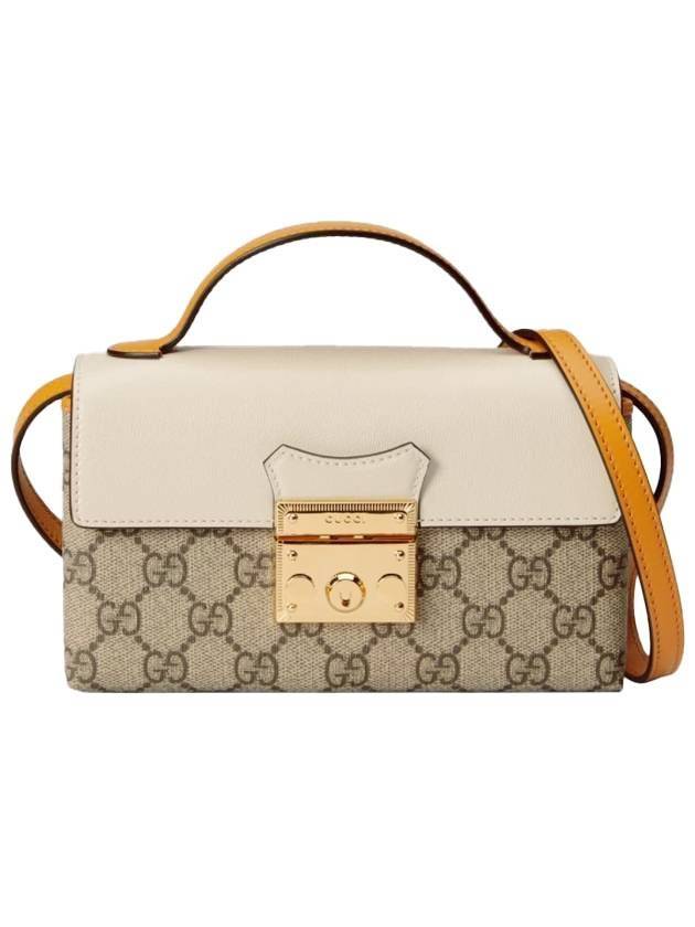 Paddle Lock Mini Cross Bag Beige White - GUCCI - BALAAN 1