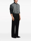 Flocked Denim Straight Jeans Black - MARNI - BALAAN 6