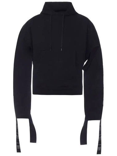 12th Anniversary Tape Point Hoodie Black WSS18TR26 - VETEMENTS - BALAAN 1