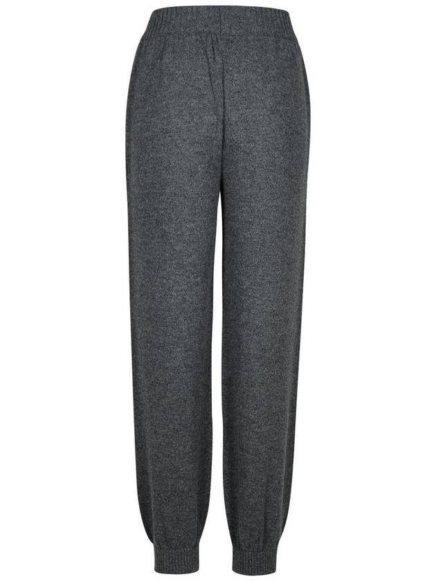 Msgm Grey Cashmere Blend Trousers - MSGM - BALAAN 3