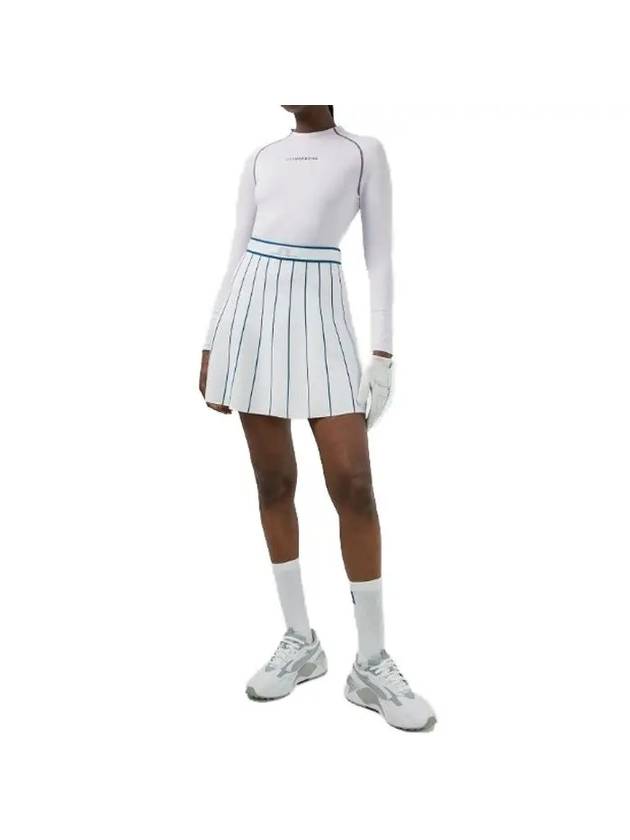 Bay Knit Golf Skirt White - J.LINDEBERG - BALAAN 7