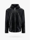 Zipper Hooded Leather Jacket Black - MAISON MARGIELA - BALAAN 2