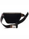 FF Monogram Leather Belt Bag Brown - FENDI - BALAAN 5