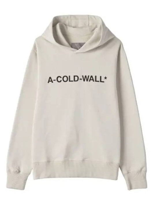 Essential Logo Hooded Bone Sweatshirt - A-COLD-WALL - BALAAN 1