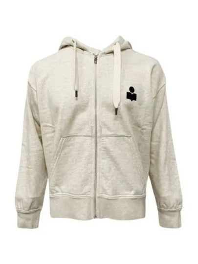 Markus Logo Zip Up Hoodie Ecru - ISABEL MARANT - BALAAN 2