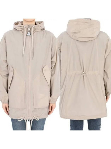 Women s MELIA Windbreaker Long Jacket Beige 1A00092 597JT 268 271176 1063017 - MONCLER - BALAAN 1