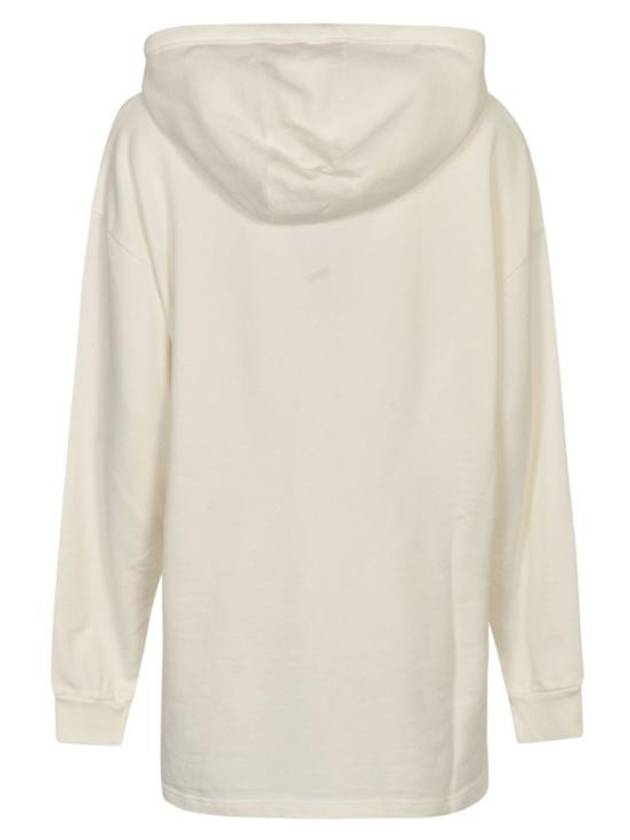 Marly Logo Hoodie White - ISABEL MARANT - BALAAN 4