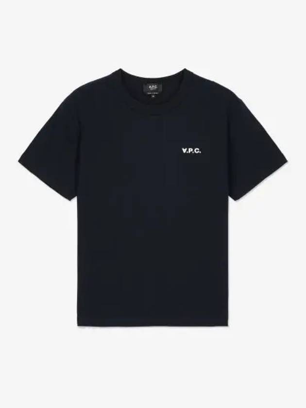 Boxy Petit VPC Short Sleeve T-Shirt Navy - A.P.C. - BALAAN 2