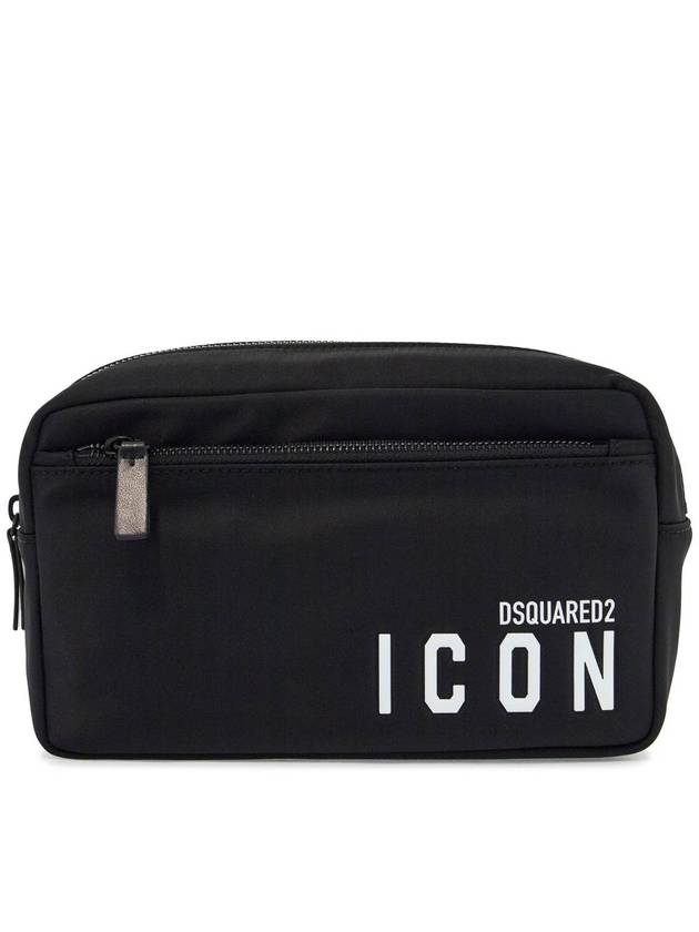 rectangular beauty case icon black - DSQUARED2 - BALAAN 1