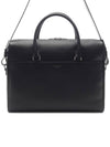 Logo Leather Brief Case Black - SAINT LAURENT - BALAAN 2