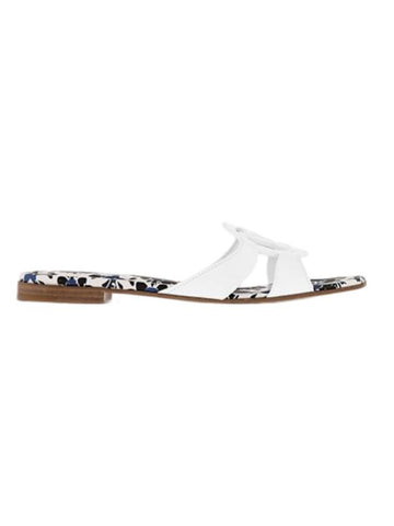 LV Isola Flat Mule White - LOUIS VUITTON - BALAAN 1