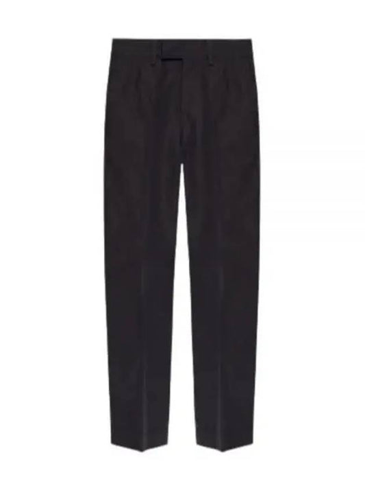 Men's Cotton Poplin Cropped Straight Pants Black - GUCCI - BALAAN 2