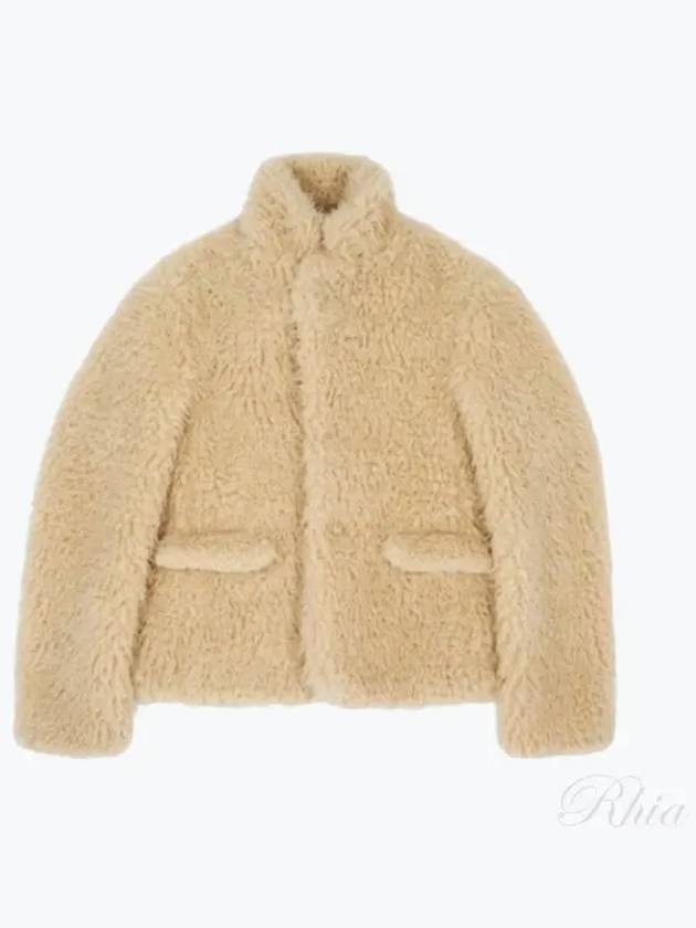 Faux Fur Jacket Beige - MAISON MARGIELA - BALAAN 2