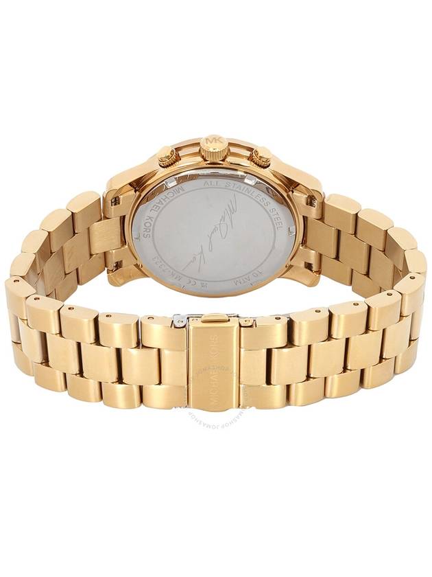 Michael Kors Runway Chronograph Quartz Gold Dial Ladies Watch MK7323 - MICHAEL KORS - BALAAN 3