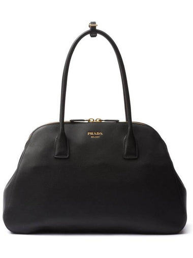 Prada Medium Leather Shopping  With Zipper Closure Bags - PRADA - BALAAN 1