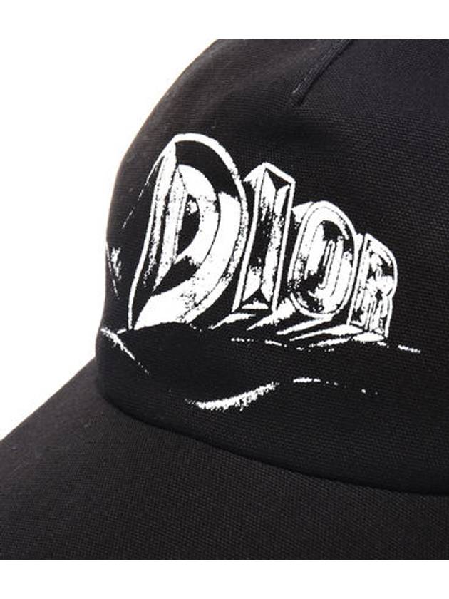 Astero Signature Ball Cap Black - DIOR - BALAAN 4