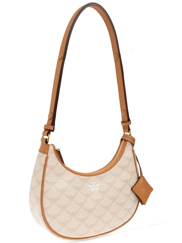 MCM Lauretos Print Shoulder Bag, Women's, Cream - MCM - BALAAN 4