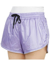 Women's Ripstop Nylon Shorts Purple - MONCLER - BALAAN 9