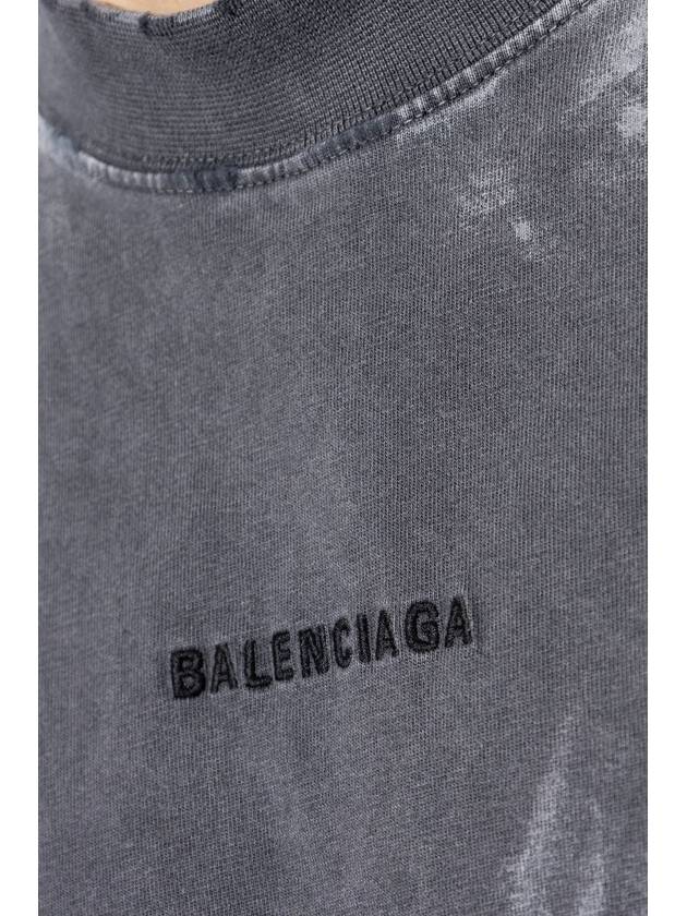 BALENCIAGA MEDIUM FIT T-SHIRT - BALENCIAGA - BALAAN 4