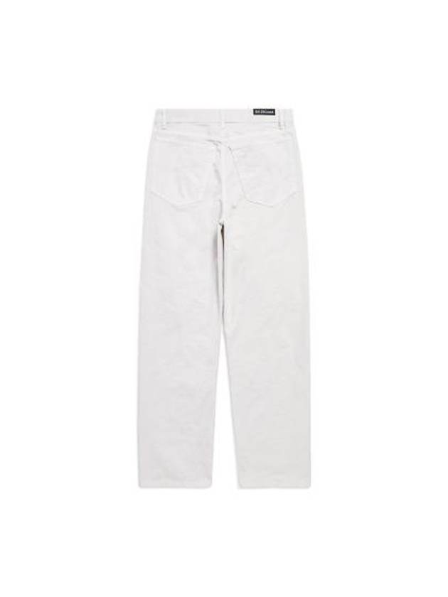 Loose Fit Wide Leg Jeans White - BALENCIAGA - BALAAN 3