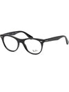 Glasses Frame RB2185V 2000 Round Horned Frame Men Women Fashion - RAY-BAN - BALAAN 7