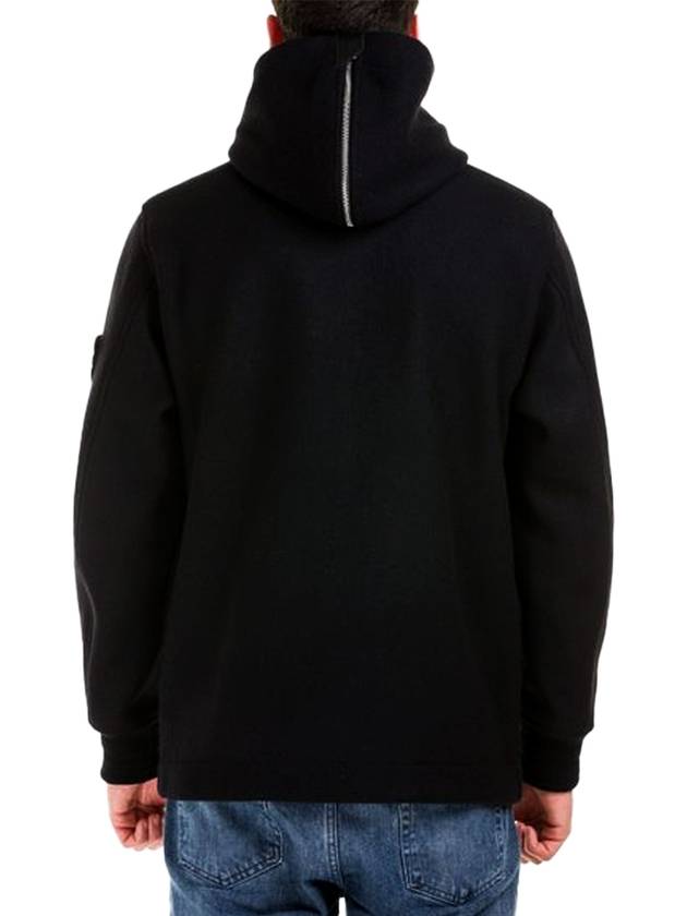 Panno Speciale Hooded Jacket Black - STONE ISLAND - BALAAN 5