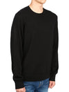 Crew Neck Wool Knit Top Black - THEORY - BALAAN 4