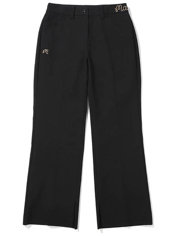 Semi bootcut pants BLACK WOMAN - MALBON GOLF - BALAAN 1