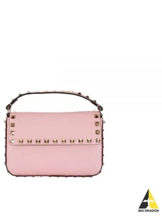 Rockstud Chain Cross Bag Pink - VALENTINO - BALAAN 2