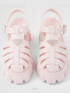 Alabaster Monolith Rubber Sandals Pink - PRADA - BALAAN 4