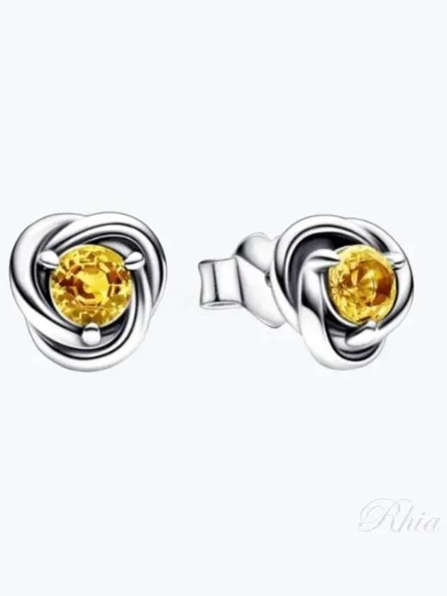 November birthstone eternity stud earrings 292334C04 - PANDORA - BALAAN 2