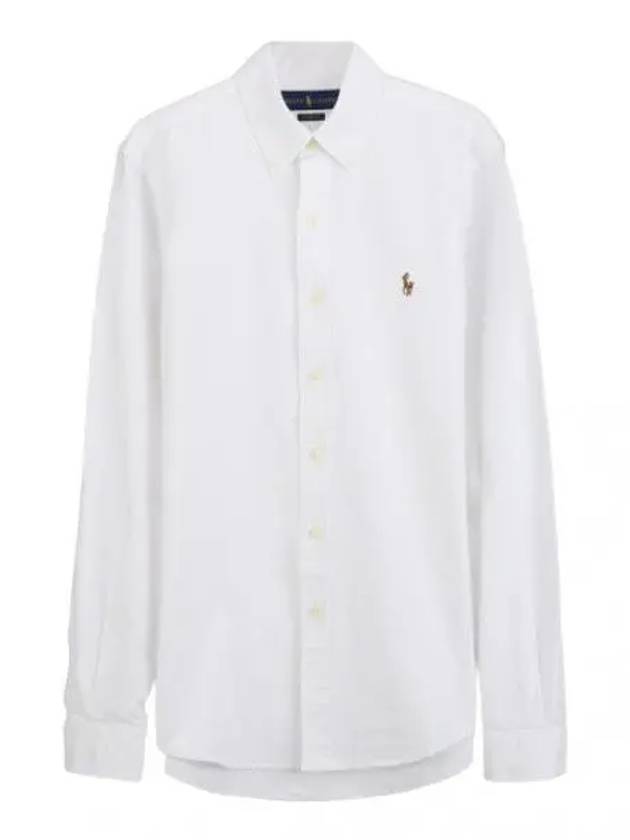 Color Pony Logo Embroidered Oxford Shirt Men s Long Sleeve - POLO RALPH LAUREN - BALAAN 1