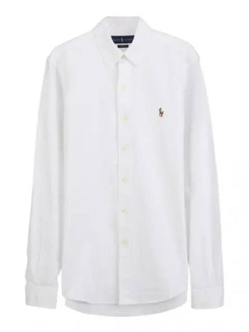 Color Pony Logo Embroidered Oxford Shirt Men s Long Sleeve - POLO RALPH LAUREN - BALAAN 1