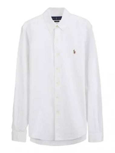 Color pony logo embroidered oxford shirt - POLO RALPH LAUREN - BALAAN 1