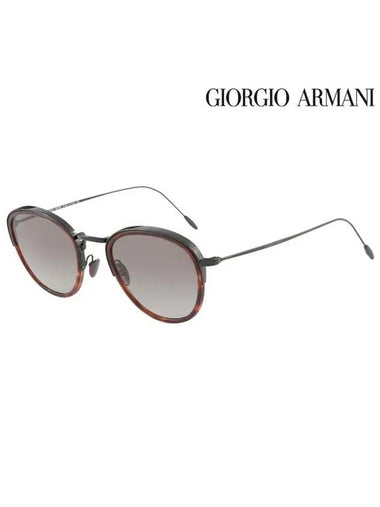 Sunglasses AR6068 3014 11 Round Metal Men Women - GIORGIO ARMANI - BALAAN 1