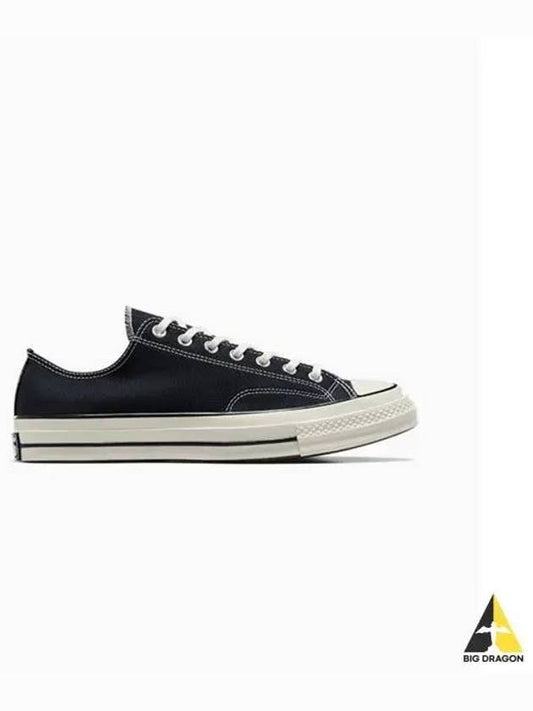 Chuck Taylor 70 All Star Canvas Low Top Sneakers Black - CONVERSE - BALAAN 2