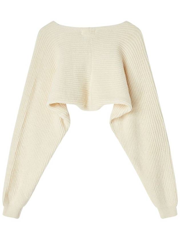 Bolero Knit Cardigan Ivory - THE GREEN LAB - BALAAN 11