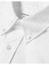 Oxford Striped Grosgrain Armband Classic Long Sleeve Shirt White - THOM BROWNE - BALAAN 4