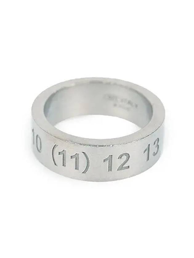 Numerical Logo Engraved Ring Silver - MAISON MARGIELA - BALAAN 2